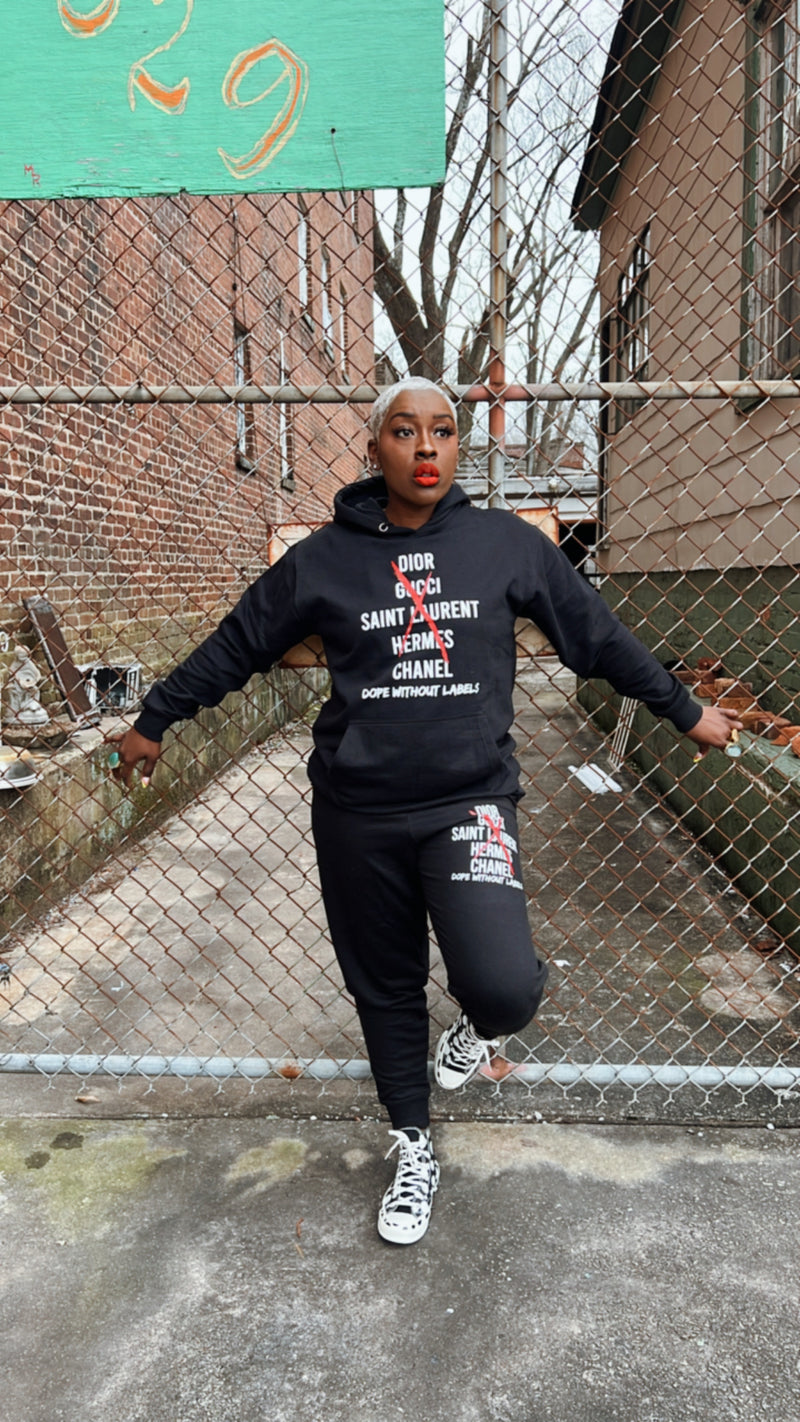 Red Ex Sweat Suit
