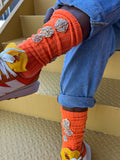 Shimmer Socks (orange)