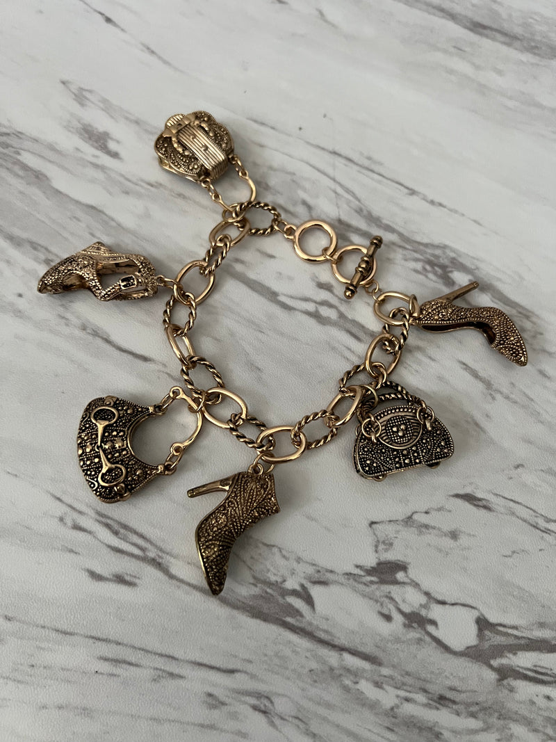 Purse Charm Bracelet