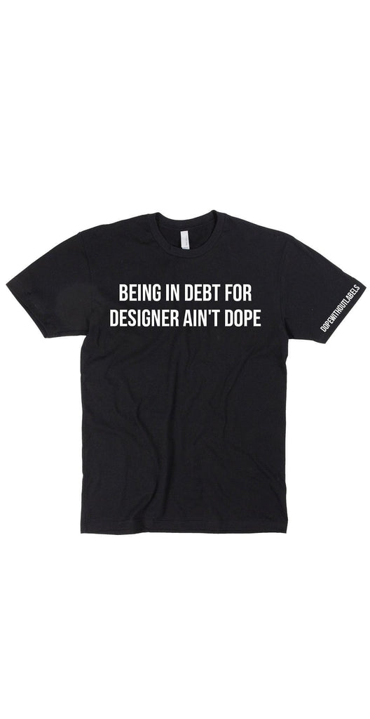 In debt
