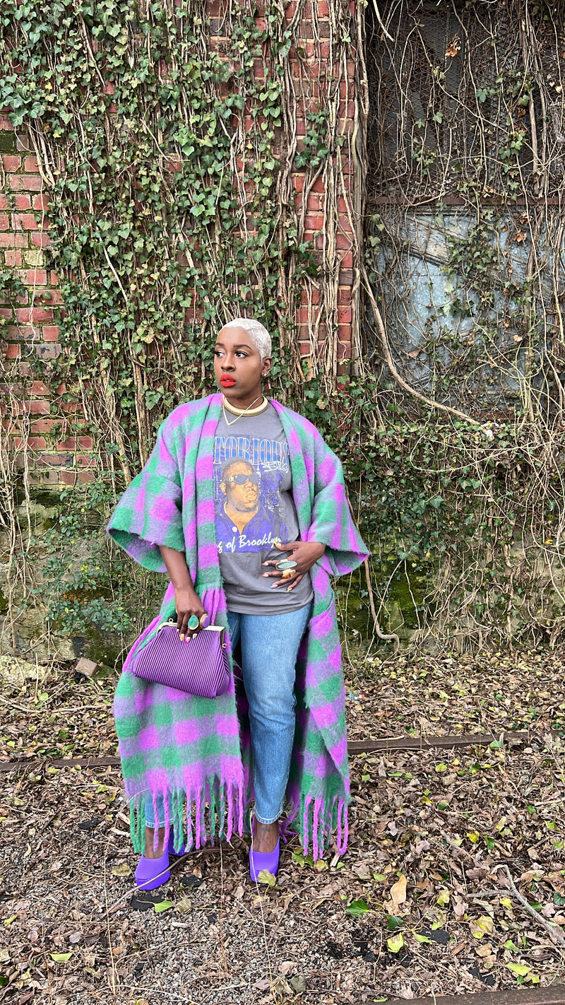 Fancy (green & purple)